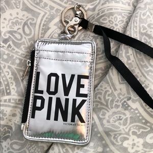 Pink ID case
